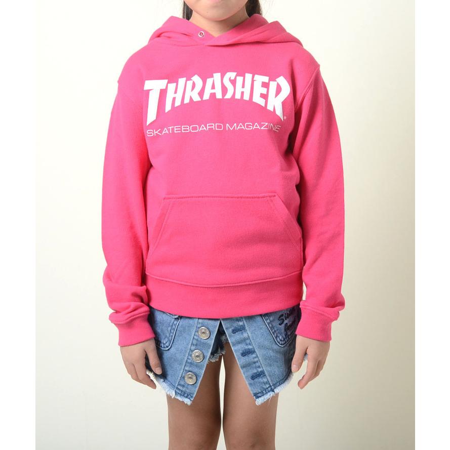 訳あり 140 Thrasher Sweat Parka スラッシャー スウェット パーカー キッズ Kids 子供服 ピンク Thrasherロゴ 男の子 女の子 スケーター ストリート a401 43w Honey 通販 Yahoo ショッピング