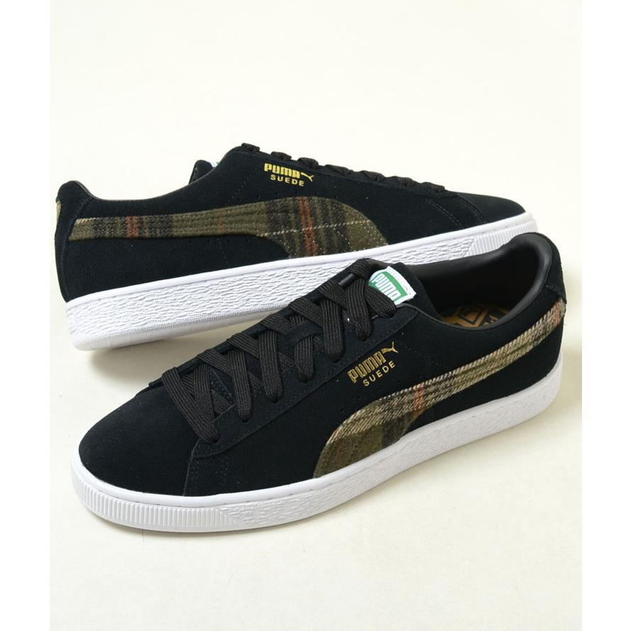 Puma Suede Classic Flannel プーマ スエード クラシック フランネル ブラックxグリーン 黒 緑 メンズ スニーカー 01 01 Honey 通販 Yahoo ショッピング