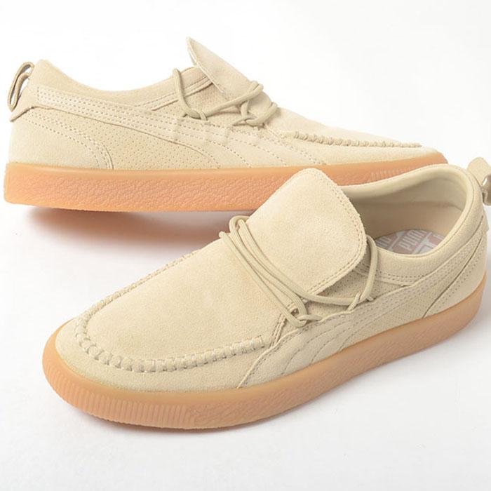 ベージュ スエード モカシン 靴 PUMA SUEDE MOCCASIN プーマ スエード モカシン メンズ スニーカー
