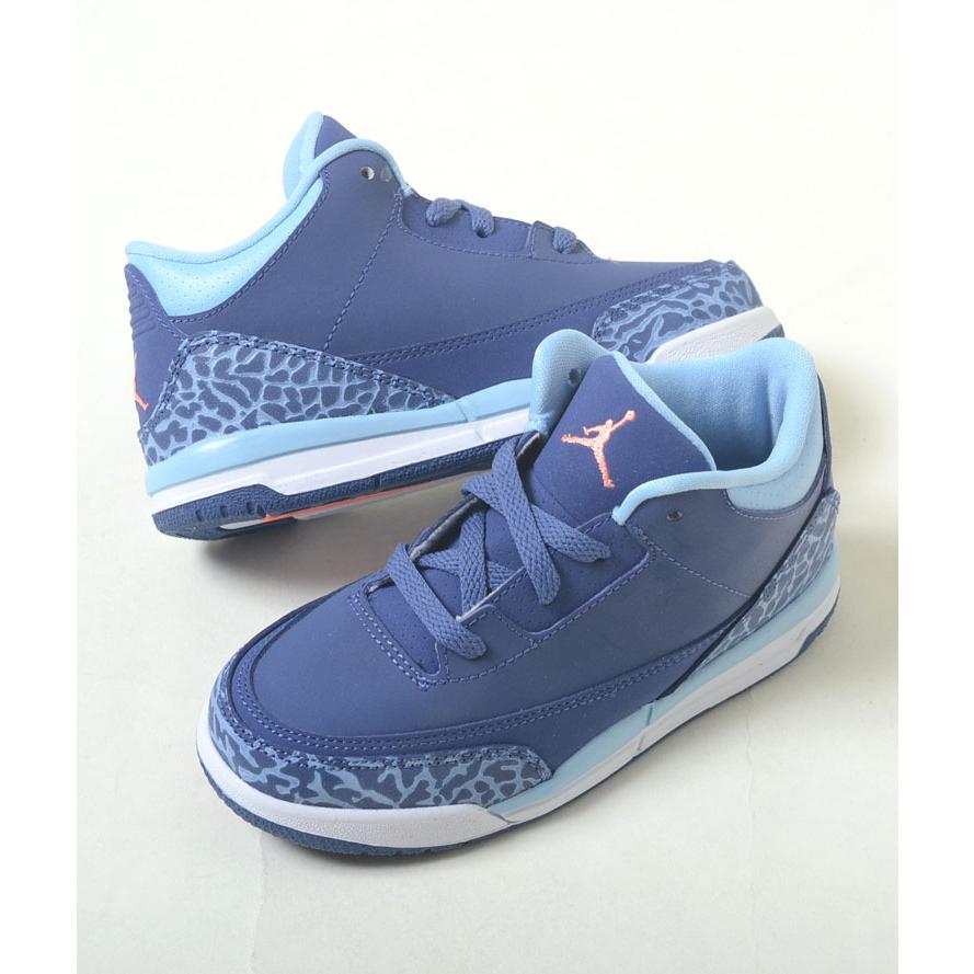 【12cm-16cm】NIKE AIR JORDAN 3 RETRO GT ナイキ エア ジョーダン 3 レトロ GT ネイビー×ピンク ベビー  キッズ 子供靴 スニーカー 654964-506 :654964-506:HONEY - 通販 - Yahoo!ショッピング