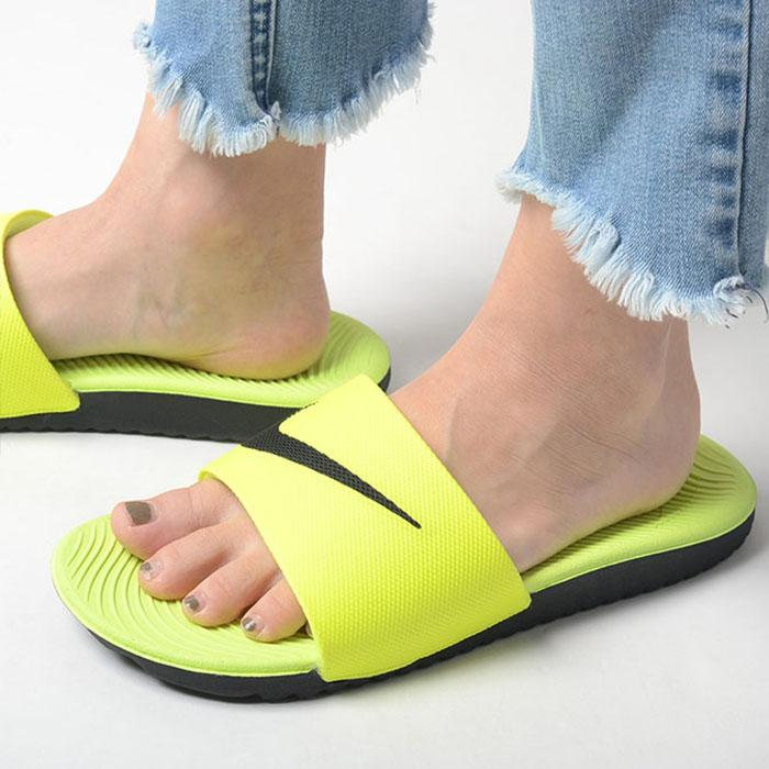 NIKE（ナイキ） 【17cm-24cm】NIKE KAWA SLIDE (GS/PS) カワ スライド