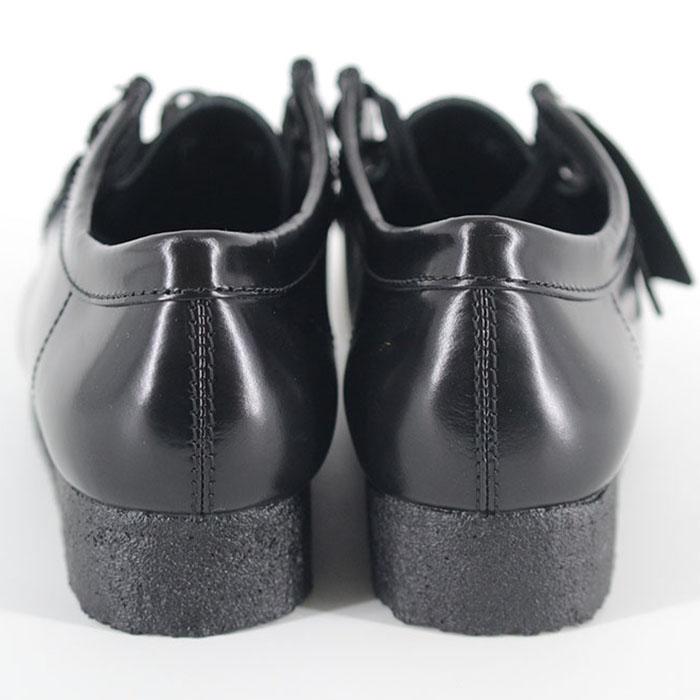 CLARKS ORIGINALS ワラビー　黒　27センチ Clarks Originals CLARKS ORIGINALS WALLABEE BLACK HI SHINE LEATHER