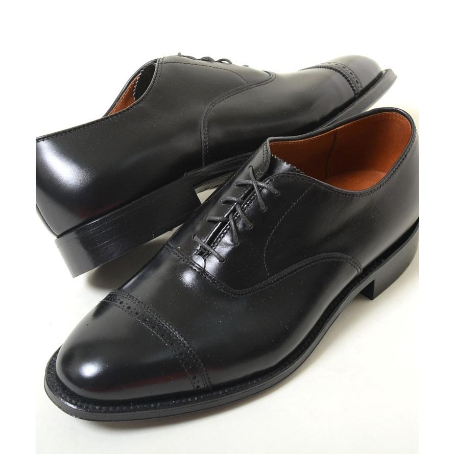 Alden Style 901 Perforated Straight Tip Bal Calfskin パーフォレーテッド キャップトゥ バル カーフスキン メンズ ブラック 901