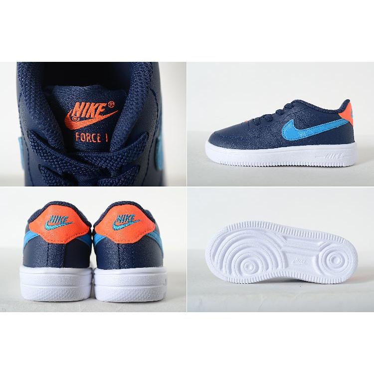 【12cm-16cm】NIKE FORCE 1 18 (TD) ナイキ フォース 1 18 TD ネイビー ベビー BABY キッズ KIDS 子供 スニーカー 905220-403｜eco-styles-honey｜02