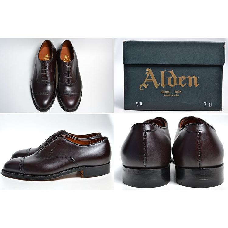 ALDEN #905 オールデン ストレートチップ(CAP TOE)Perforated ALDEN #905 オールデン ストレートチップ(CAP TOE)Perforated