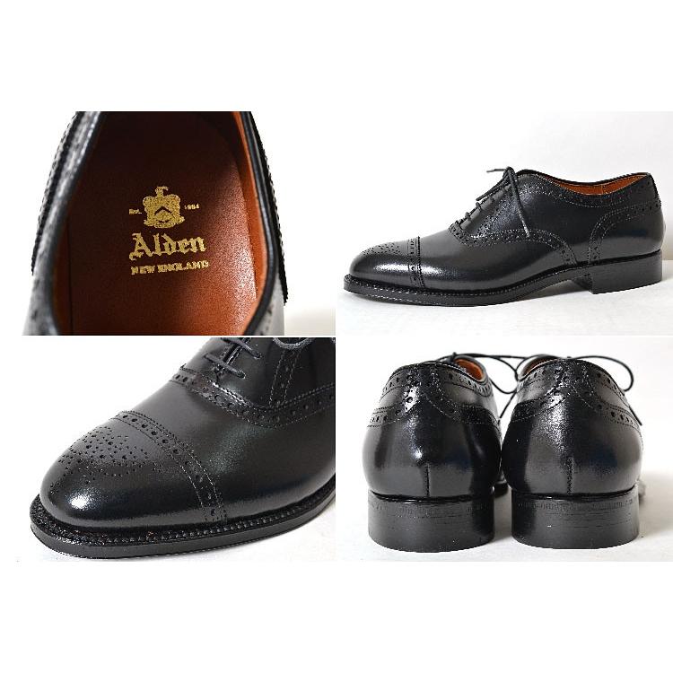 ALDEN（オールデン） オールデン☆#909 Medallion Tip Bal Calfskin