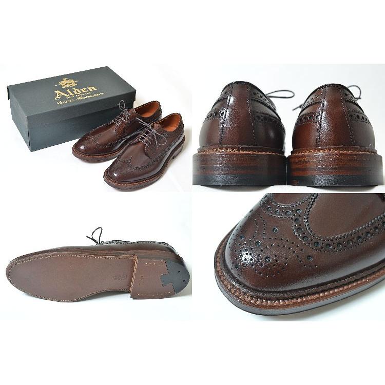 Alden Long Wing Blucher 976 オールデン ウィングチップ ダーク