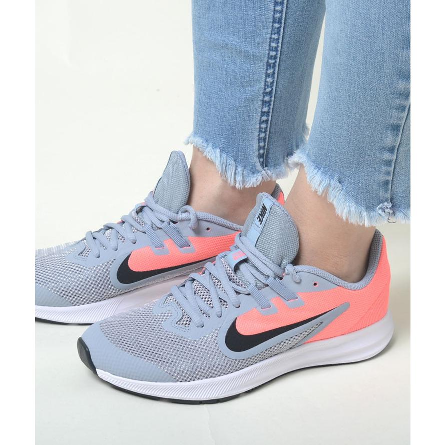 Nike Downshifter 9 Gs ダウンシフター 9 Gs グレー ピンク ブラック レディース スニーカー Ar4135 402 Ar4135 402 Honey 通販 Yahoo ショッピング