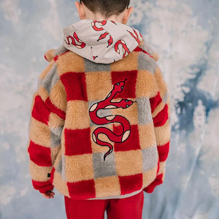 CarlijnQ カーラインク ブロックチェック Blocks - cardigan blocks