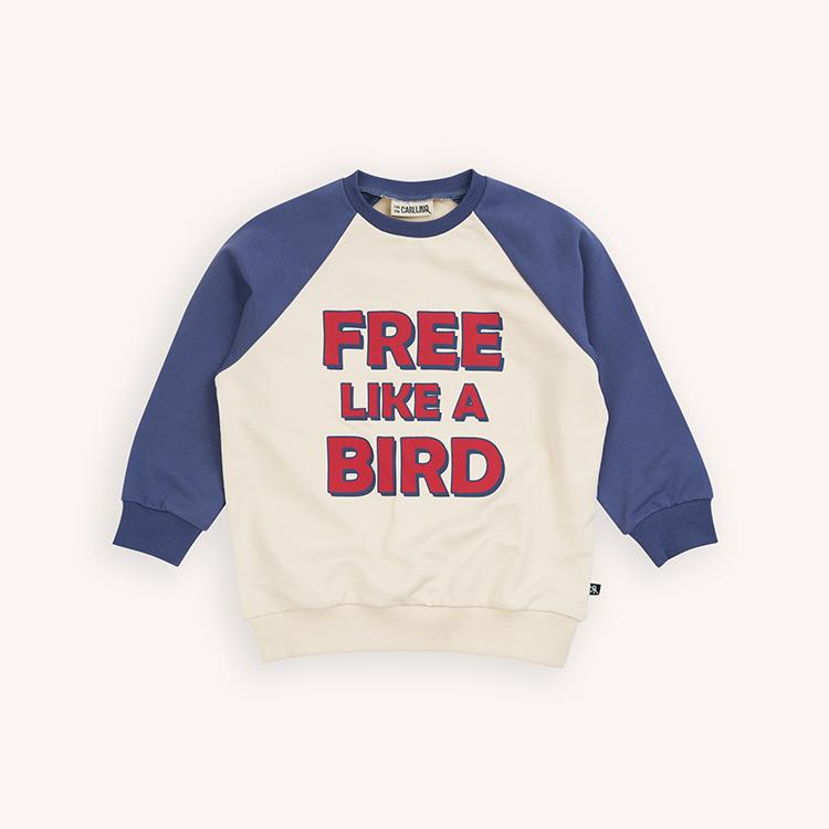 CarlijnQ カーラインク Free like a bird - raglan sweater with print