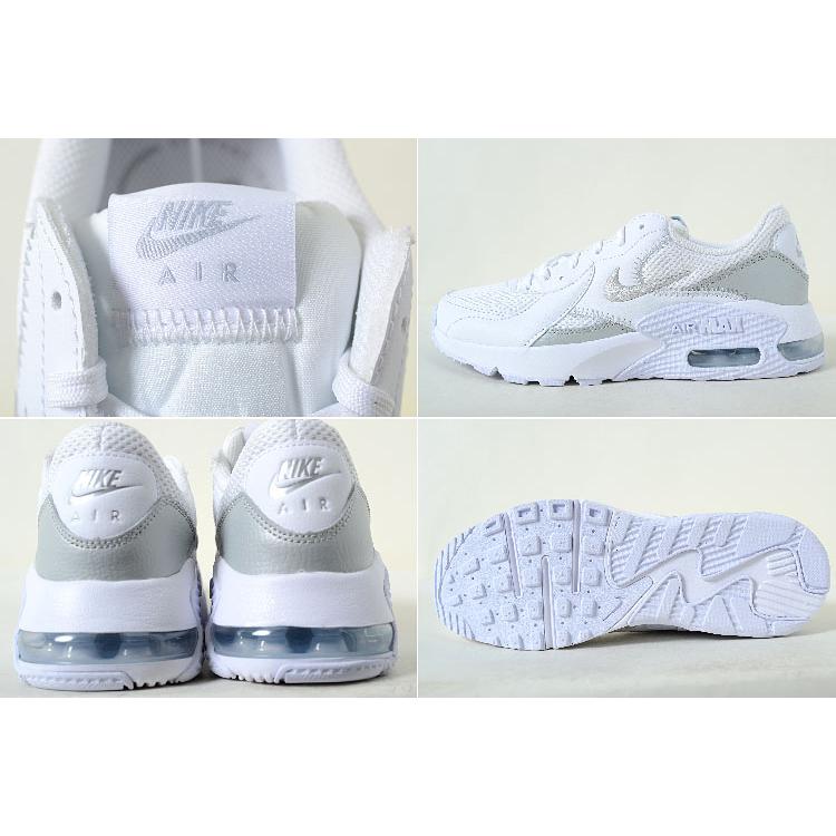 WMNS NIKE AIR MAX EXCEE ウィメンズ ナイキ エア マックス イクシー ホワイト メタリックシルバー 白 レディース スニーカー cd5432-121｜eco-styles-honey｜02