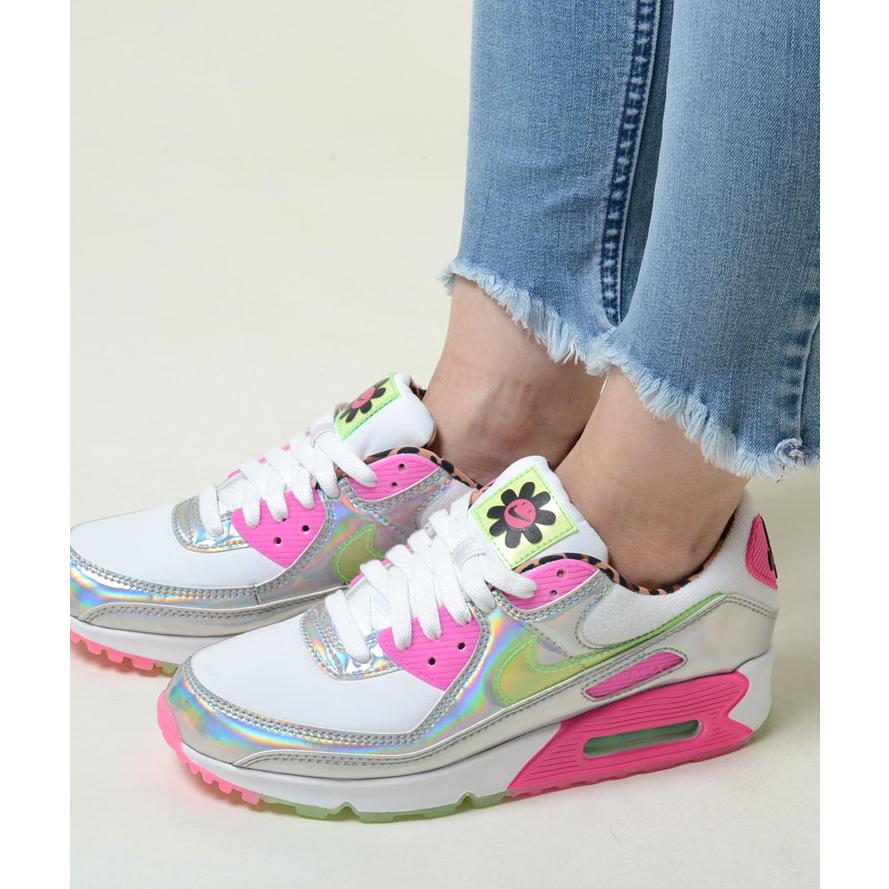 W Nike Air Max 90 Lx ウィメンズ ナイキ エア マックス 90 ホワイトxシルバー ヒョウ柄 レディース スニーカー Cq2559 100 Cq2559 100 Honey 通販 Yahoo ショッピング