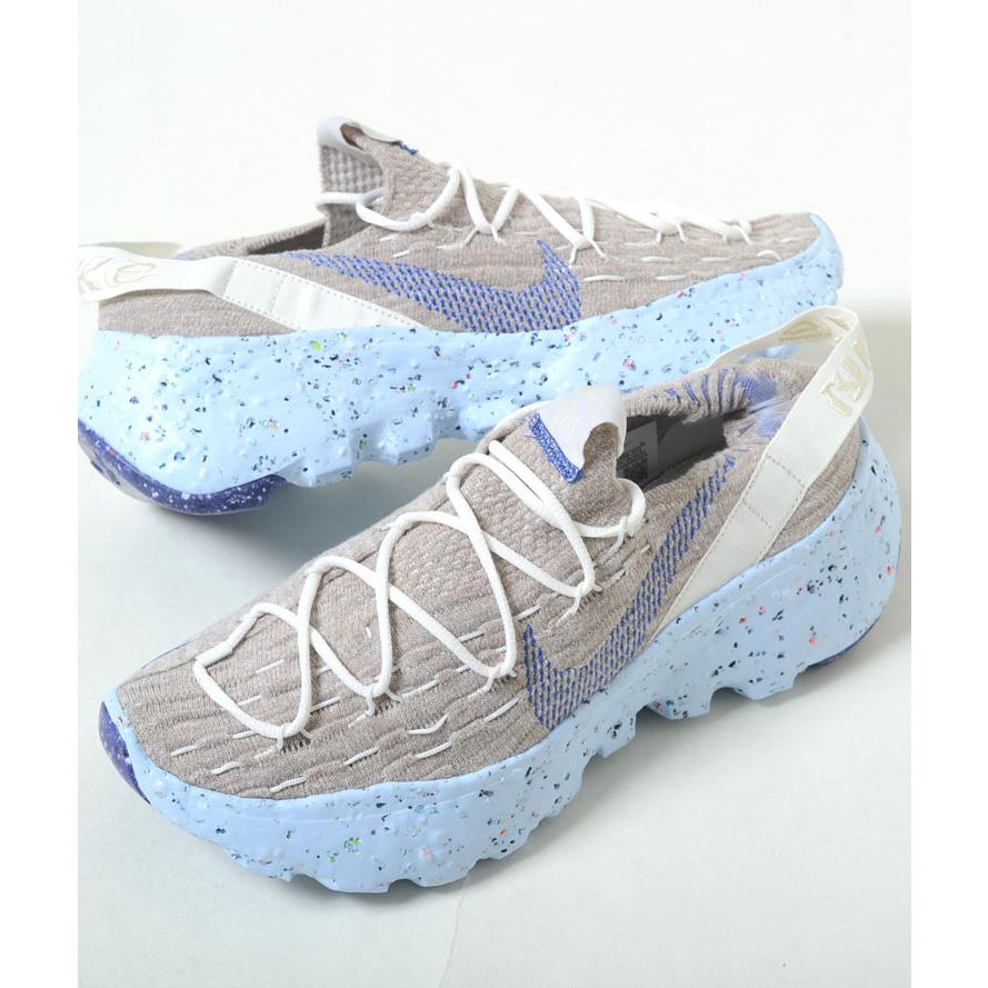 NIKE SPACE HIPPIE 04 ナイキ スペース ヒッピー 04 ベージュ×ライトブルー メンズ スニーカー cz6398-101｜eco-styles-honey