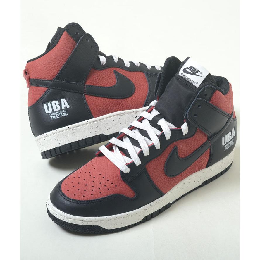 NIKE UNDERCOVER X DUNK HIGH 1985 'UBA'  ナイキ アンダーカバー×ダンク ハイ  レッドｘブラック メンズ スニーカー dd9401-600｜eco-styles-honey