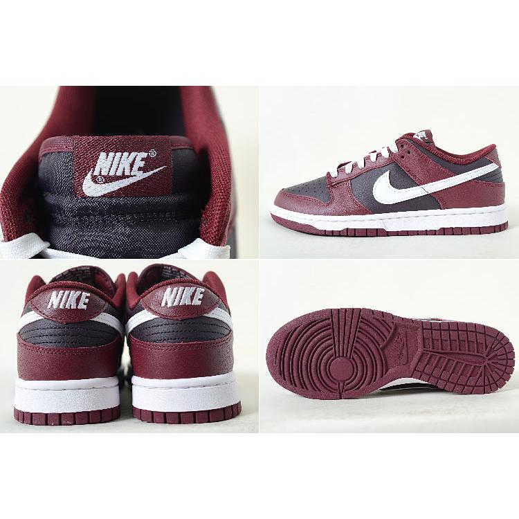 NIKE DUNK LOW RETRO ナイキ ダンク ロウ レトロ ワインレッドxブラウン バーガンディ 茶 メンズ スニーカー dj6188-600｜eco-styles-honey｜02