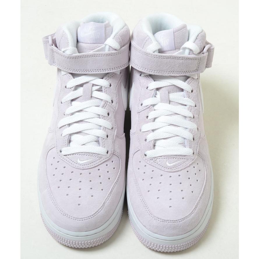 NIKE AIRFORCE 1 MID '07 QS ナイキ エア フォース 1 ミッド '07 QS ライトパープル×ホワイト 紫×白 メンズ スニーカー dm0107-500｜eco-styles-honey｜03