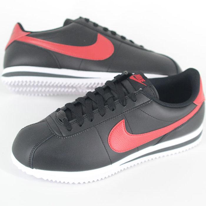 Nike ブラック/レッド スニーカー NIKE（ナイキ） NIKE CORTEZ コルテッツ メンズ スニーカー オール