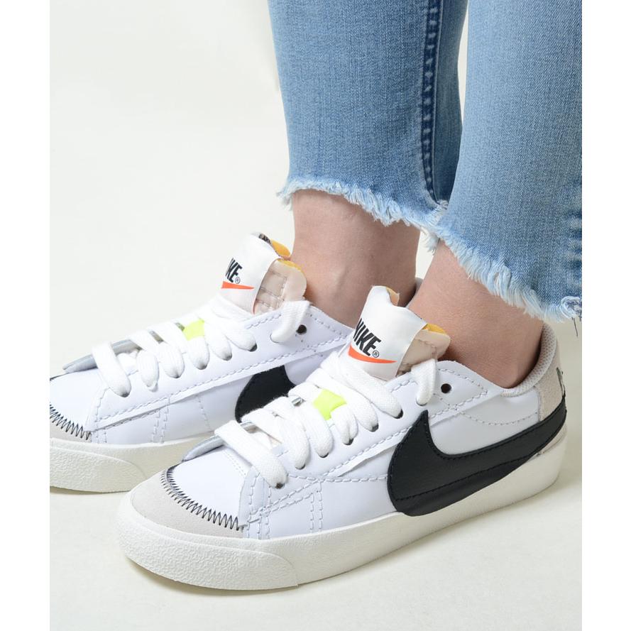 NIKE BLAZER LOW '77 JUMBO ナイキ ブレザー ロー '77 ジャンボ ホワイトxブラック 白×黒 レディース
