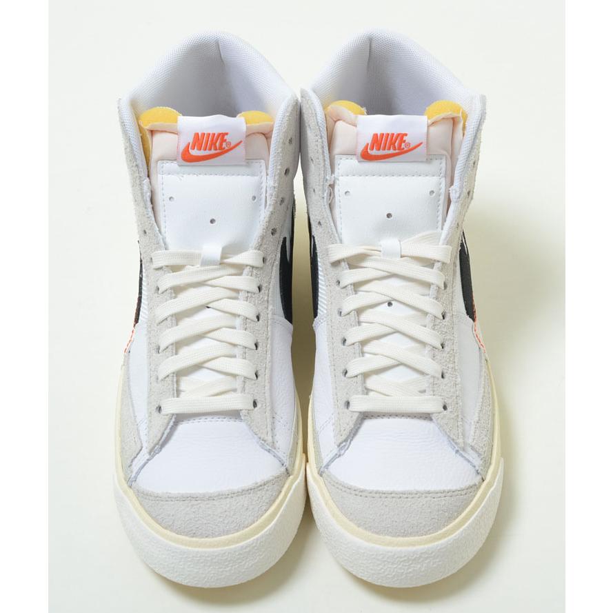 NIKE BLAZER MID PRO CLUB ナイキ ブレザー ミッド プロ クラブ ホワイト ブラック 白 黒 メンズ スニーカー dq7673-100｜eco-styles-honey｜03