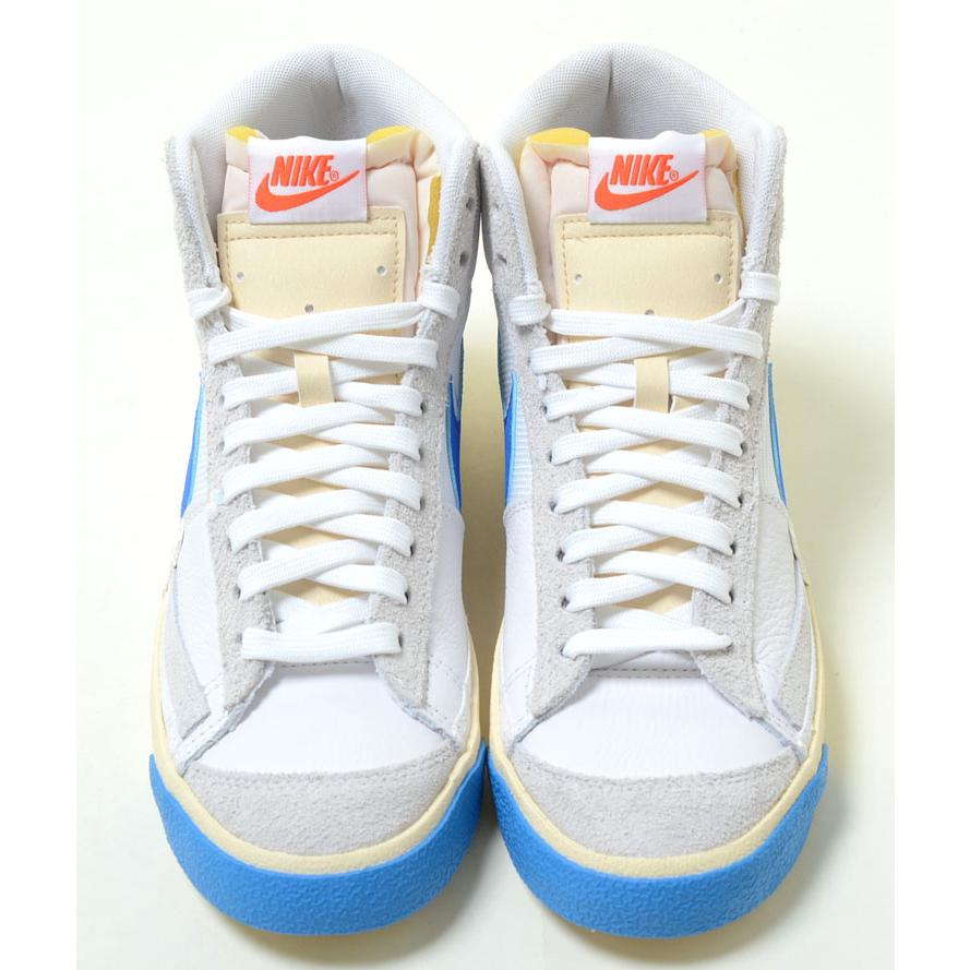 NIKE BLAZER MID PRO CLUB ナイキ ブレザー ミッド プロ クラブ ホワイト×ライトブルー 白×水色 メンズ スニーカー dq7673-102｜eco-styles-honey｜02