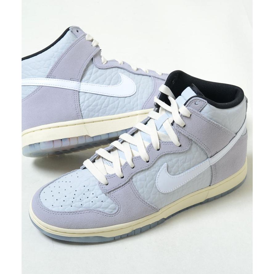 NIKE DUNK HIGH PRM ナイキ ダンク ハイ プレミアム グレー×ホワイト