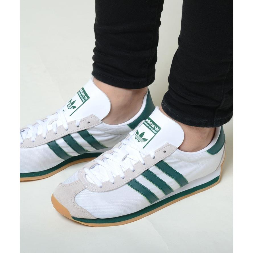 Adidas Country Og アディダス カントリー Og ホワイト グリーン レディース スニーカー Ee5745 Ee5745 Honey 通販 Yahoo ショッピング