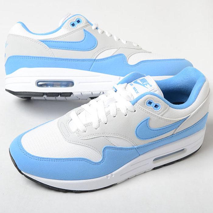 新品未使用Nike Air Max 1 ホワイト/ブルー 26.5cmUS8.5 NIKE（ナイキ） NIKE AIR MAX 1 エアマックス メンズ スニーカー