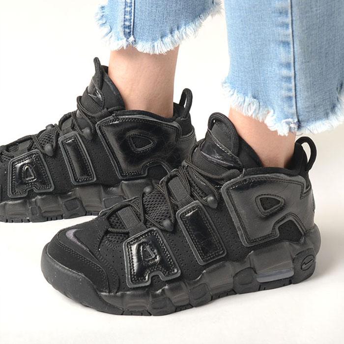 スニーカー NIKE AIR More Uptempo GS NIKE AIR MORE UPTEMPO (GS) WHITE/MIDNIGHT NAVY-METALLIC GOLD