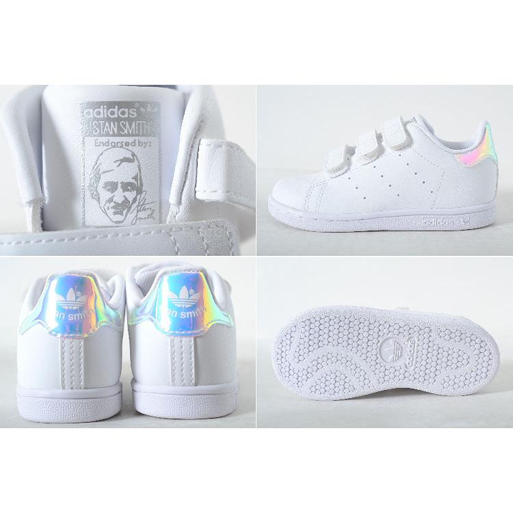 【12cm-16.5cm】adidas STAN SMITH CF I アディダス スタンスミス CF I ホワイト キッズ ベビー kids baby スニーカー 子供靴 fx7537｜eco-styles-honey｜02