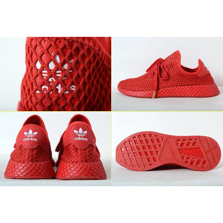 adidas deerupt schwarz rot