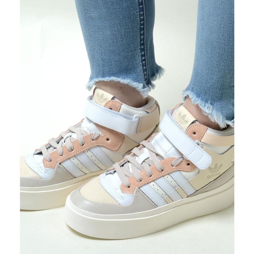 adidas FORUM BONEGA MID W レディース スニーカー ベージュ系 gw7061 