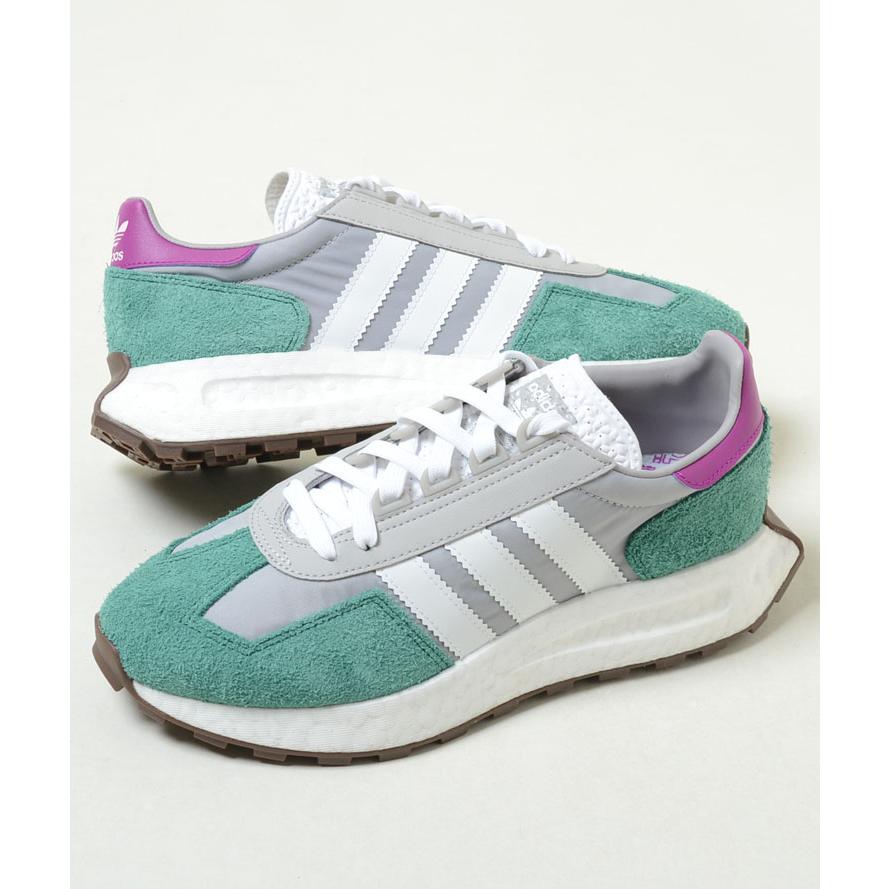 adidasスニーカー Retropy E5 レトロピー GW561 adidas（アディダス） RETROPY E5 レトロピー E5 グレー×グリーン 緑