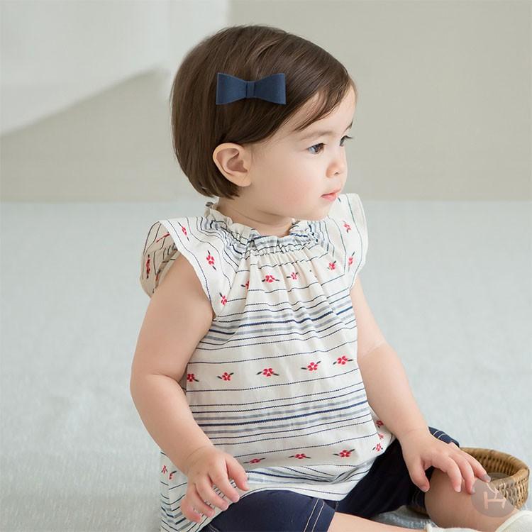 子供服 ベビー服 ブラウス Happy Prince アイボリー 花柄 ネイビーボーダー ベビー Kids キッズ お出かけ 発表会 結婚式 コットン100 1歳 2歳 女の子 シンプル Hkm3 01bl07 Honey 通販 Yahoo ショッピング