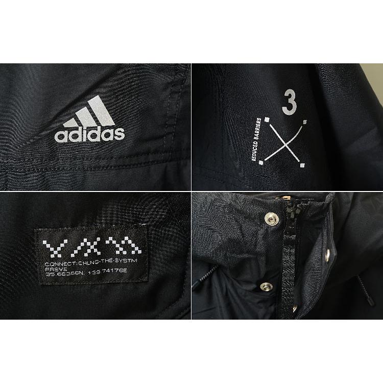 adidas ウインドブレーカー ブラック メンズ 秋冬用