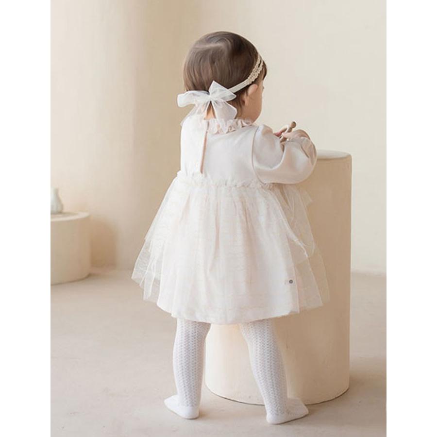 子供服 ベビー服 ロンパースhappy Prince ワンピース チュチュ Tutu チュールワンピース 長袖 お出かけ 新生児 0歳 1歳 2歳 女の子 シンプル 上品 フォーマル カ Hms1 01bs17 Honey 通販 Yahoo ショッピング