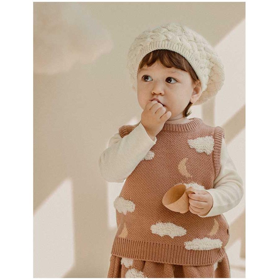 子供服 ベビー服 ベスト ニットベスト 新生児 0歳 1歳 2歳 女の子 
