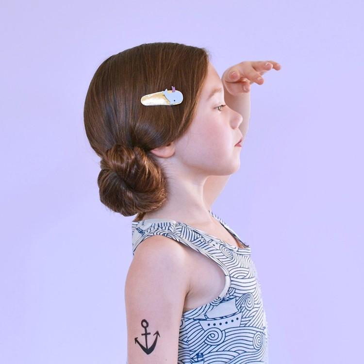 ヘアクリップ ヘッドアクセサリー ヘアアクセサリー ヘアピン くじら