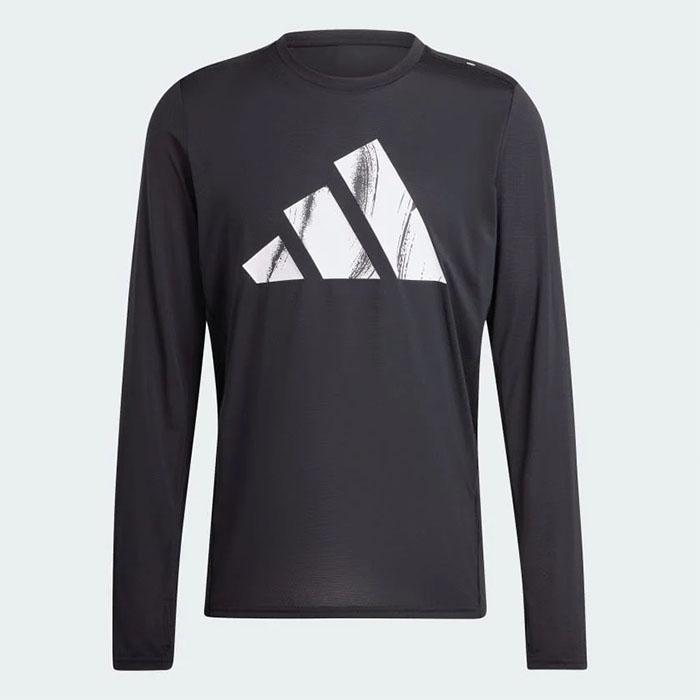 adidas（アディダス） ロングスリーブ ティーシャツ メンズ ブラック