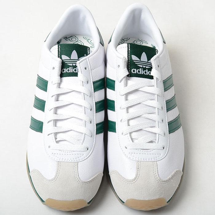 adidas カントリージャパン 26cmホワイト/グリーン COUNTRY OG adidas JAPAN アディダス カントリー ジャパン メンズ