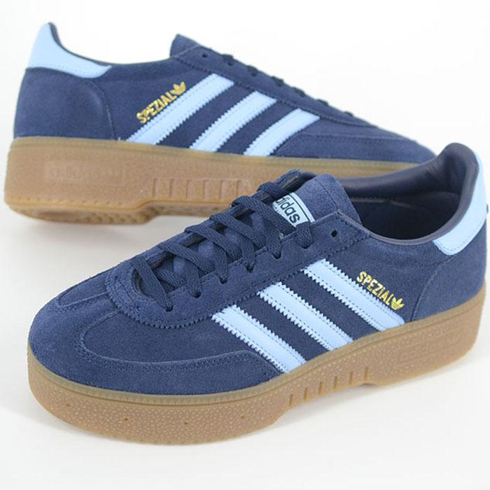  HANDBALL SPEZIAL 紺×水色 adidas（アディダス） adidas HANDBALL SPEZIAL BOLD W ハンドボール