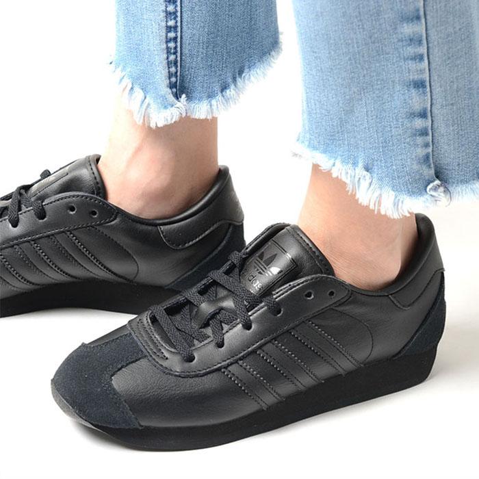新品 アディダス adidas JH5583 ブラック 25cm 新品 adidas COUNTRY II アディダス カントリー レディース