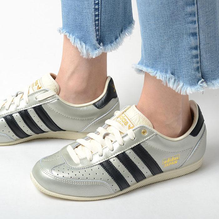 adidas（アディダス） adidas JAPAN W ジャパン ウィメンズ レディース スニーカー メタリックグリーン js4015 ...