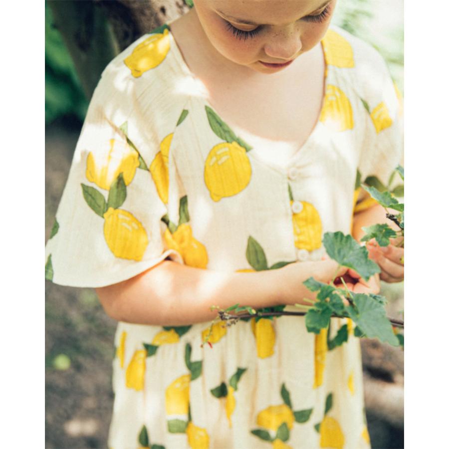 CarlijnQ カーラインク Lemon - dress with 3 buttons ワンピース 半袖