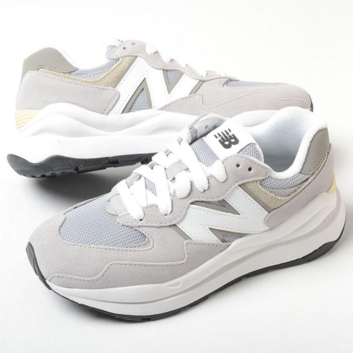 新品未使用New Balance グレー/ホワイト スニーカー M5740CA New Balance（ニューバランス） NEW BALANCE M5740CA レディース