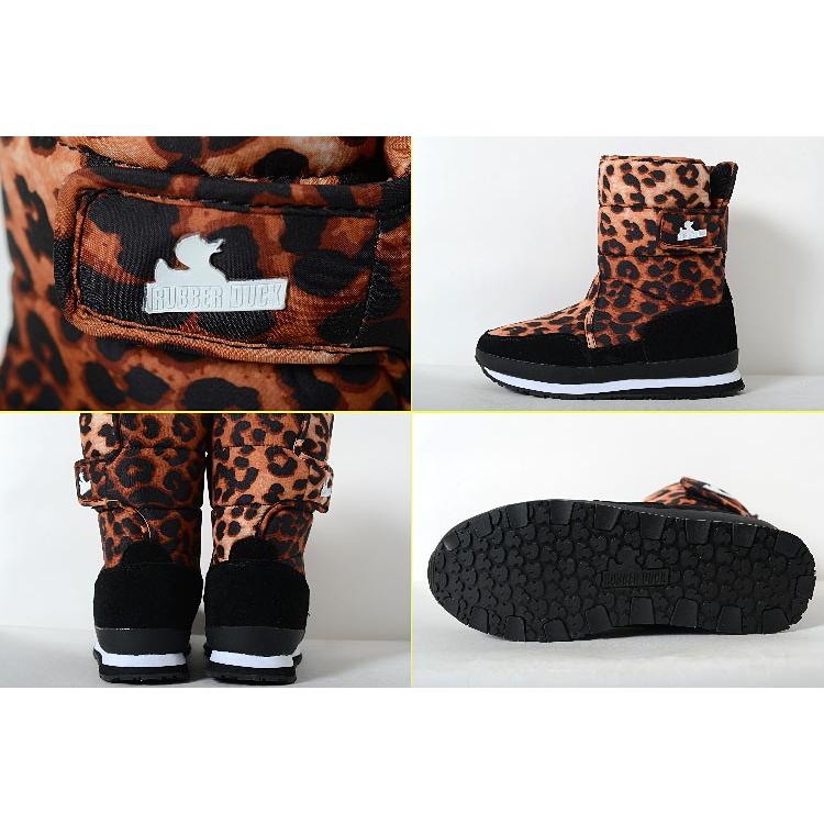 RUBBERDUCK BOOT ラバーダック ブーツ ブラウン ひょう柄 レディース rdprint-wildanimal｜eco-styles-honey｜02