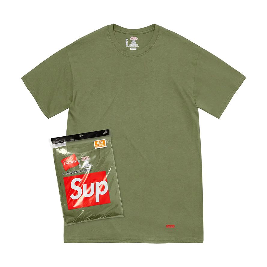 Supreme（シュプリーム） Supreme/Hanes Tagless Tees(2Pack