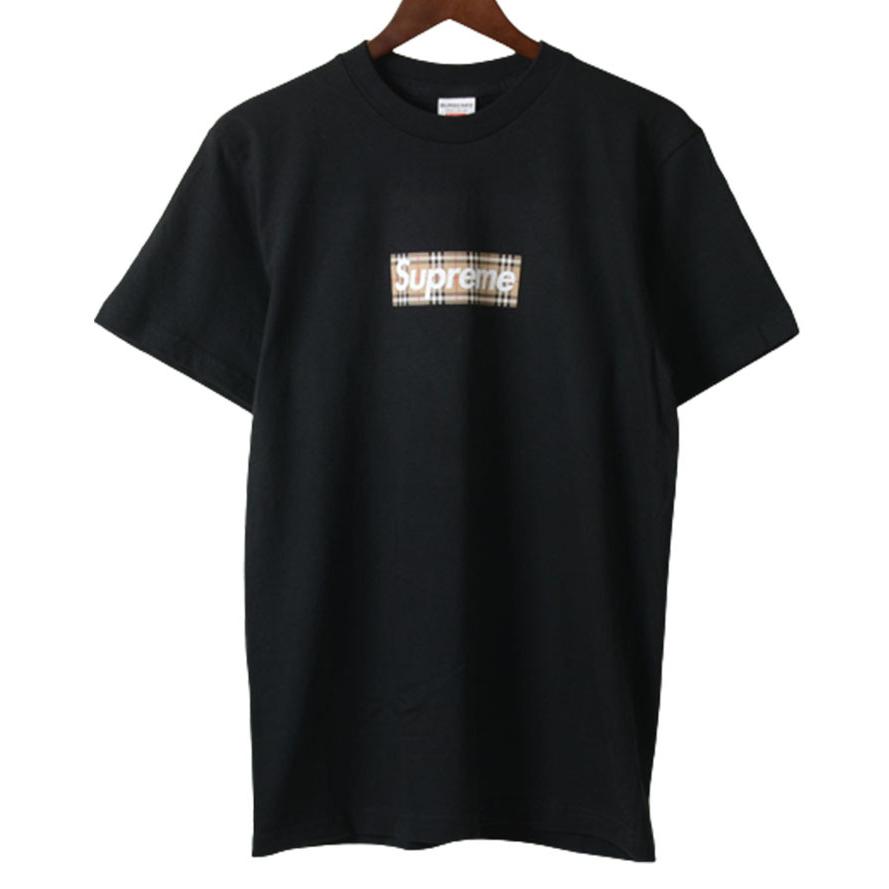 【並行輸入品】Supreme Burberry Box Logo Tee シュプリーム バーバリー ボックス ロゴ ティシャツ 半袖 全2色｜eco-styles-honey｜03