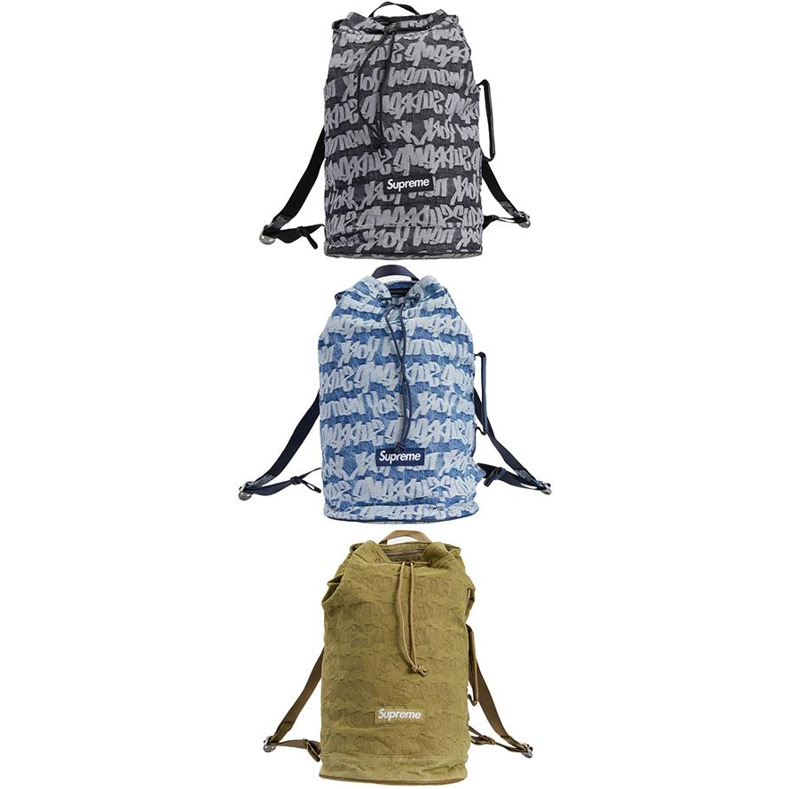 並行輸入品】Supreme Fat Tip Jacquard Denim Backpack シュプリーム