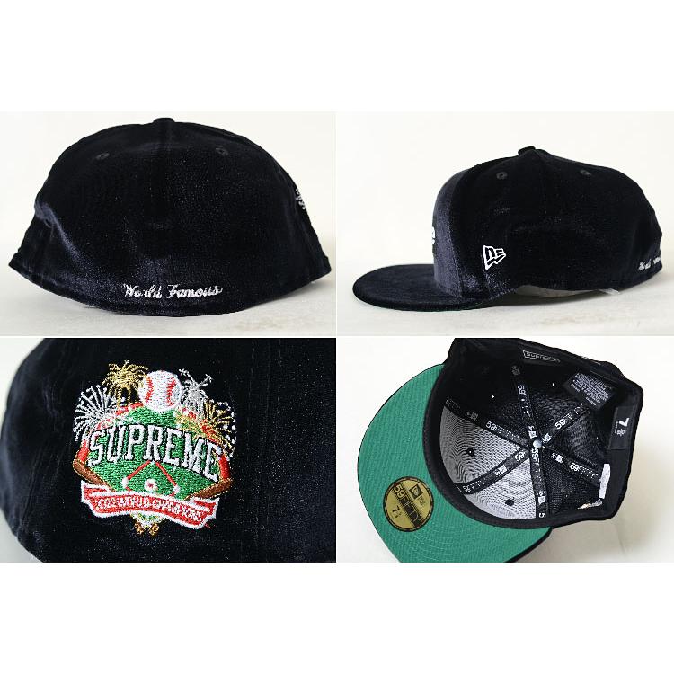 【並行輸入品】Supreme Velour BoxLogo New Era シュプリーム ベロア ボックス ロゴ ニュー エラ キャップ 帽子