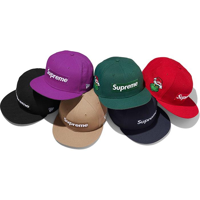 Supreme グリンチキャップ 7 1/4 Supreme グリンチキャップ 7 1/4 Supreme Grinch Box Logo New